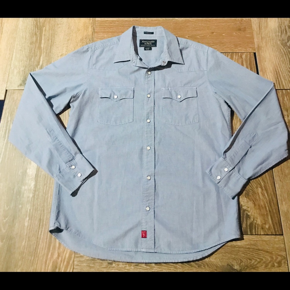 Abercrombie&Fitch men’s Button Up Long Sleeve
